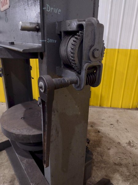 150 TON DAKE HYDRAULIC H-FRAME WHEEL PRESSING PRESS: YOBRO #25286