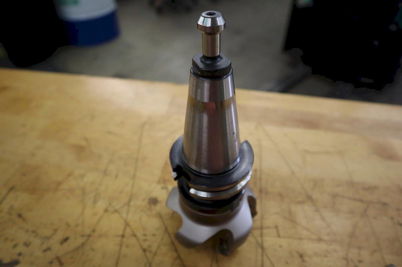 CAT40 Tool Holder with 3" Shell Mills, R8 Assorted Tool Holders, 1" Shell Mill with Inserts- Auction Item