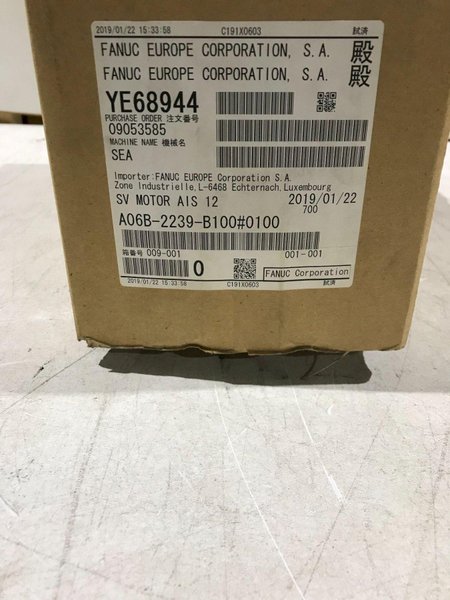 FANUC SERVO MOTOR A06B-2239-B100#0100 NEW