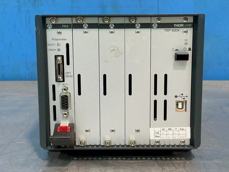 THORLABS CONTROLLER CHASSIS W/MODULES  -  TXP 5004