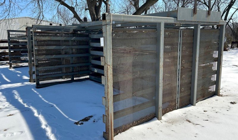 6 DRAWER x 12' x 10,000 LBS STEEL STORAGE SYSTEMS 6H-72X144R ROLL-OUT SHEET METAL STORAGE RACK: YOBRO #24908