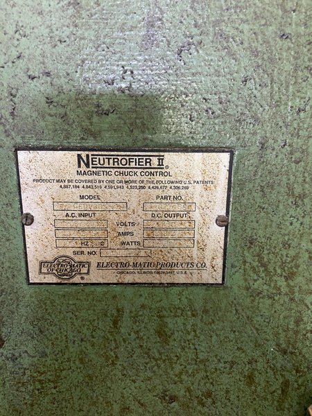 60" BLANCHARD ROTARY SURFACE GRINDER: STOCK #76317