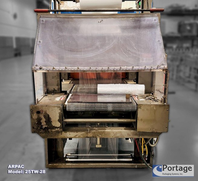 ARPAC Model: 25TW-28 Intermittent Motion Tray Wrapper