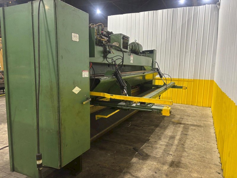 14&#039; X 3/8&quot; CINCINNATI 375 HS POWER SQUARING SHEAR WITH BACK GAUGE; FLOOR STANDING: YOBRO #24238