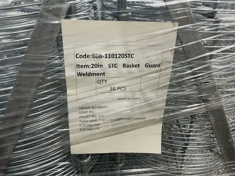WELDMENT 20” DIAMETER FAN GUARDS