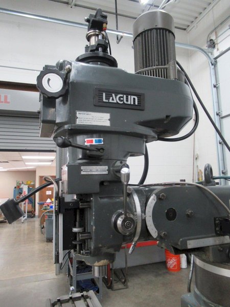 Lagun FTV-2 Vertical Knee Mill, 10" x 50" Table, Variable Speed, 3-Axis DRO, Power Feeds