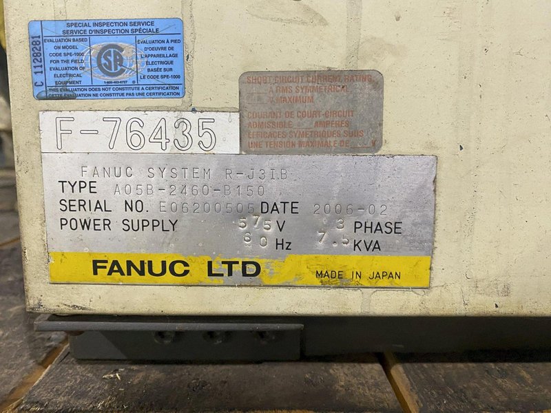 FANUC – ArcMate 100iB w/ R-J3iB Controls PARTS ONLY