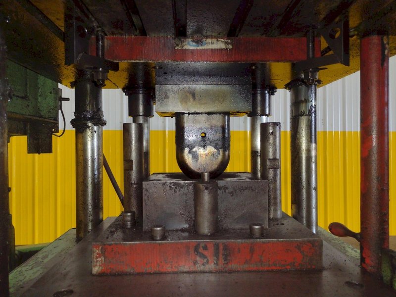 125 TON RODGERS MODEL MD125-2629A-WE 4-POST HYDRAULIC PRESS 18" STROKE: STOCK #11411