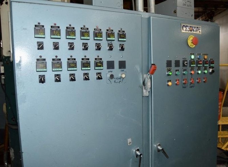 2.5″ Crown Single Screw Vented Extruder, Rebuilt to Specification in 2015 – 36:1 L/D Ratio