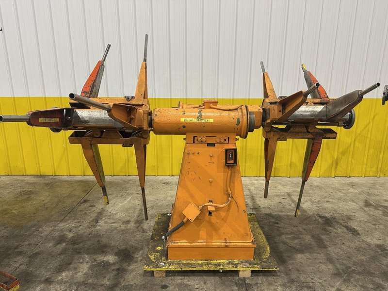 2500 LBS X 12&quot; COOPER WEYMOUTH DOUBLE END PULL-OFF COIL REEL UNCOILER: STOCK #22617