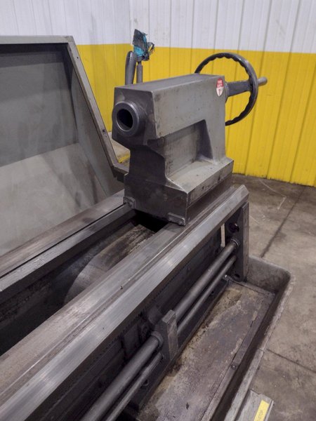 21" x 120" CLAUSING COLCHESTER MODEL #21 ENGINE LATHE 3.5" SPINDLE HOLE: YOBRO #24560