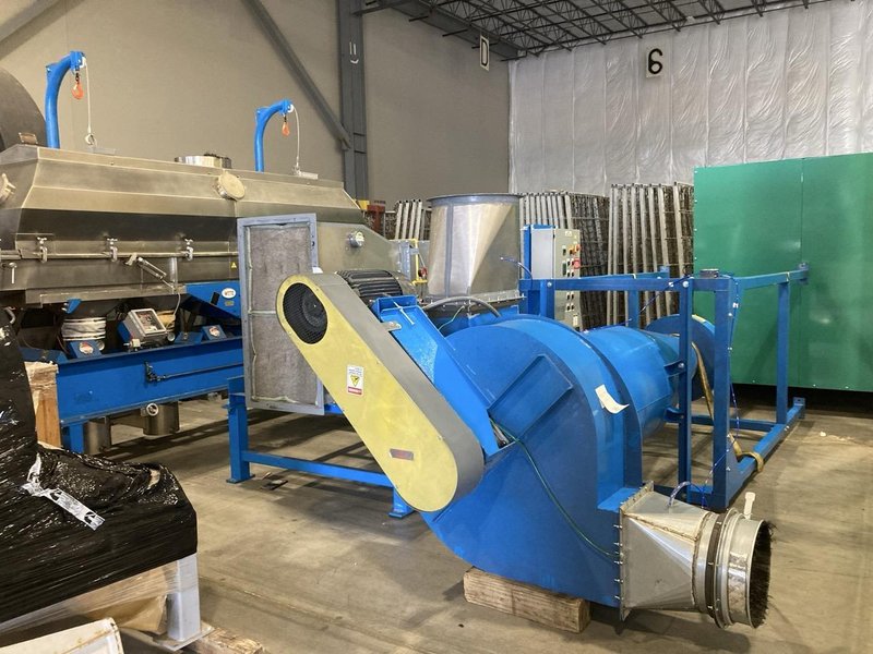 Witte Company Stainless Steel Vibrating Fluid Bed Dryer / Cooler System with Blowers, Heater &amp; Controls, 2024