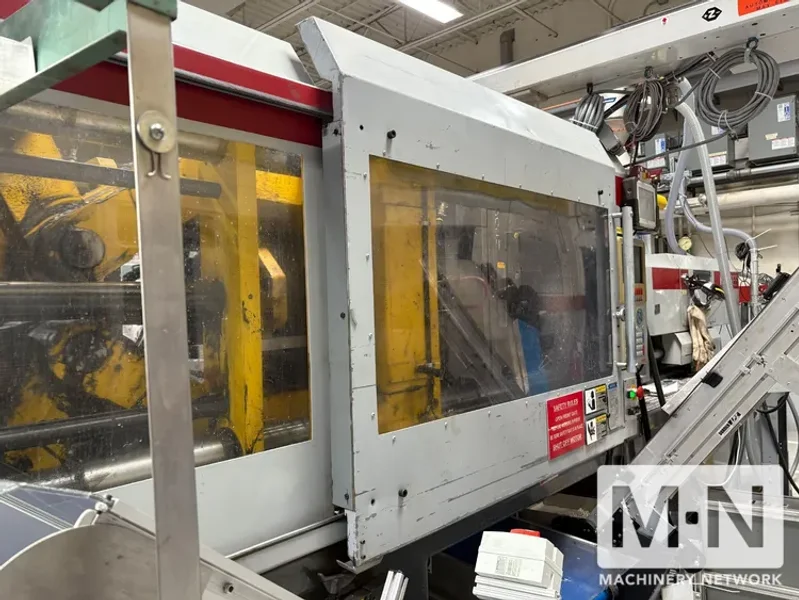 300 TON 25.4 OZ VAN DORN MODEL 300HT-1220 INJECTION MOLDING MACHINE MFG NEW 1999