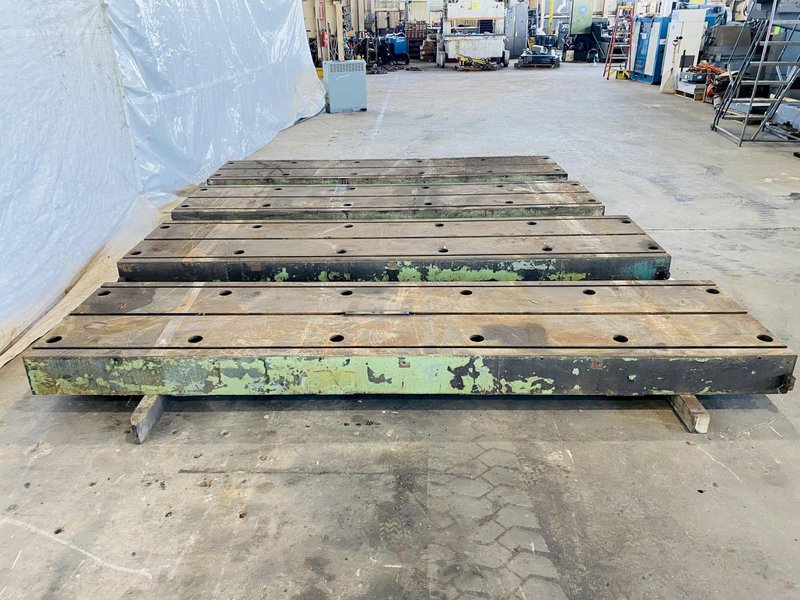 62&quot; X 262&quot; X 8&quot; T SLOTTED FLOOR PLATES. STOCK # 0317522