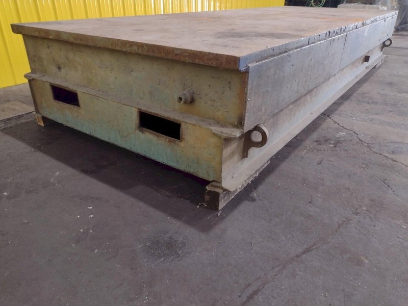 16&#039; X 6&#039; X 26&quot;H HEAVY DUTY STEEL TOP WELDING LAYOUT TABLE: STOCK #18978