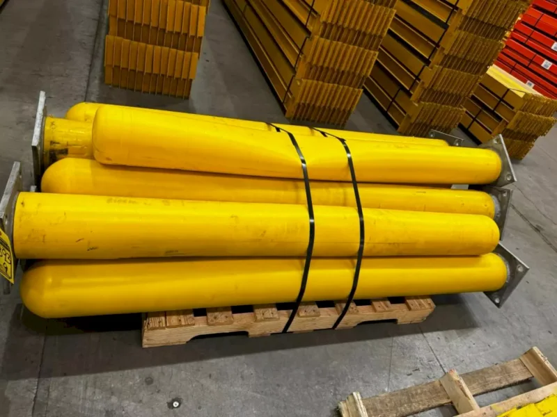 IDEAL SHIELD PLASTIC COATED HEAVY DUTY SAFETY BOLLARDS: YOBRO #24876