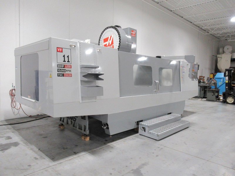 Haas VF-11 CNC Vertical Machining Center, 120" x 40" x 30", CT40 40 ATC, 10K RPM, Probing, Thru-Spindle Coolant