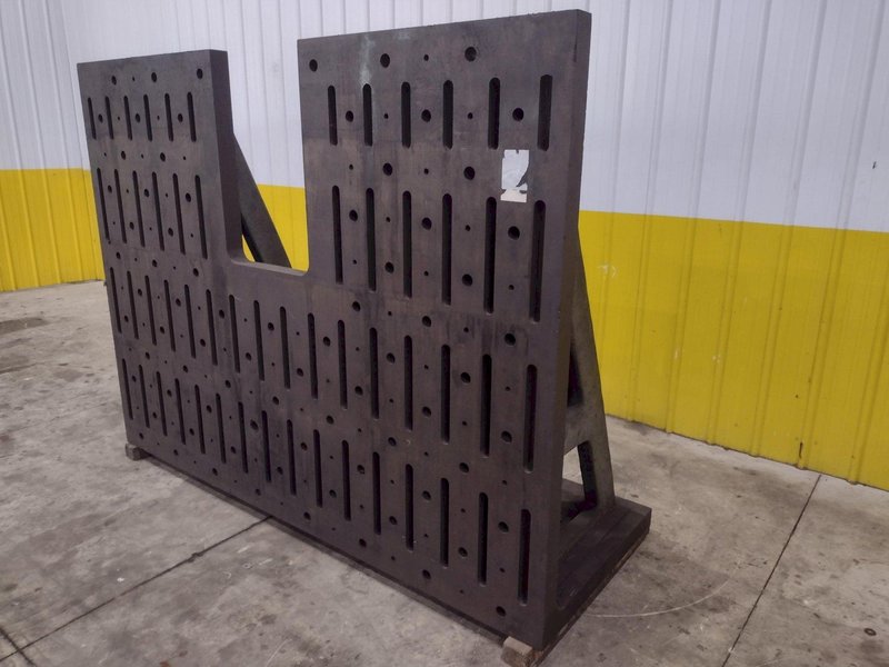 72&quot; X 96&quot; X 3&quot; THICK ANGLE PLATE: STOCK #23548