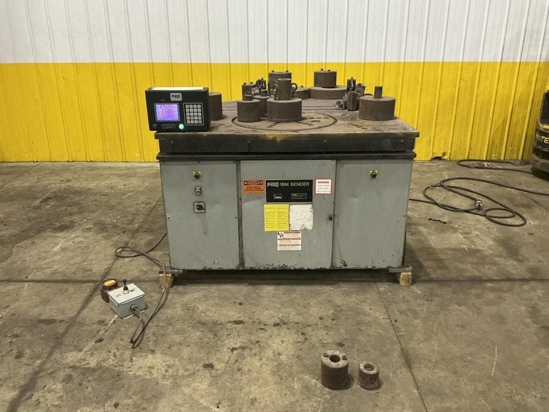 KRB MODEL #18M ELECTRO MECHANICAL ROTARY REBAR BENDER : YOBRO #25147