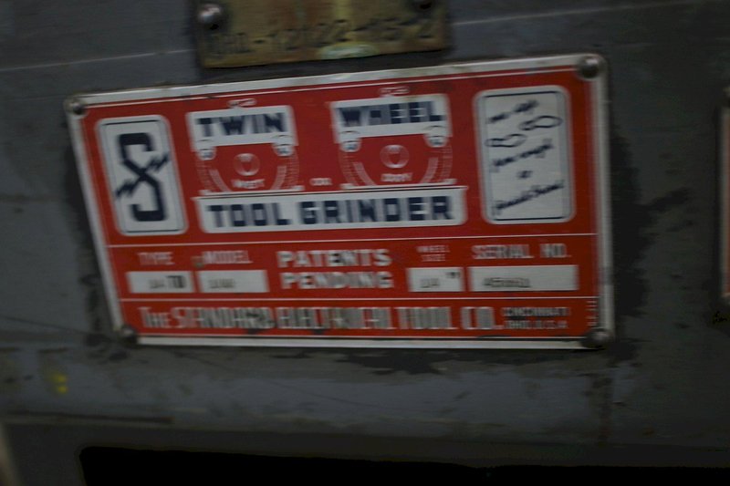 STANDARD MODEL 100 TWIN WHEEL DOUBLE END GRINDER: STOCK #75968