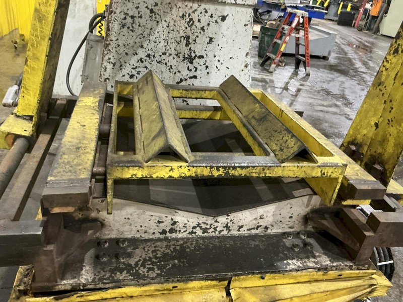 30,000 LBS X 36" PERFECTO COIL FEED LINE, COIL REEL UNCOILER &amp; STRAIGHTENER: YOBRO #24871