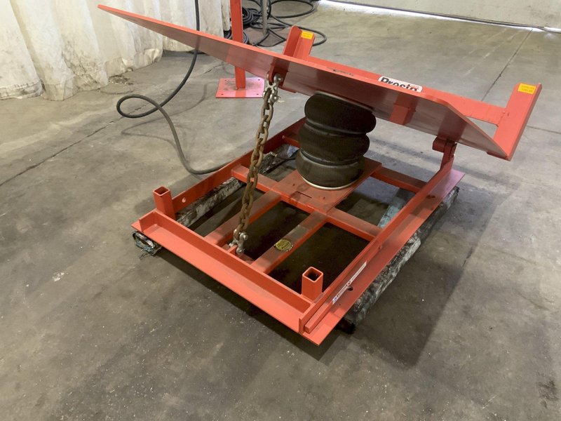 48" X 48" PRESTO ECOA AT10-4848 PNEUMATIC LIFT TABLE: STOCK #81078