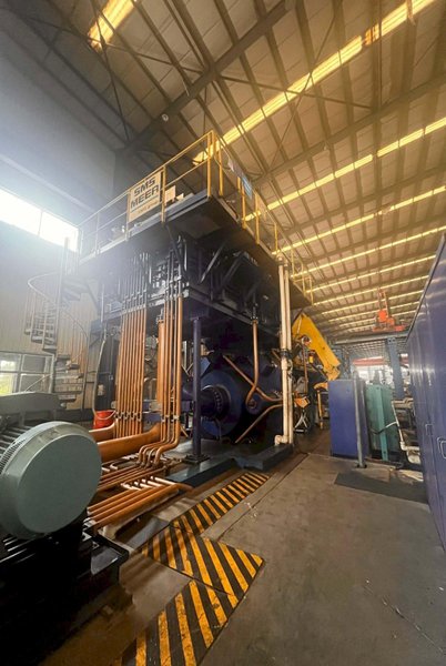 One Used 8200 MT SMS Aluminum Extrusion Press Line (14593)