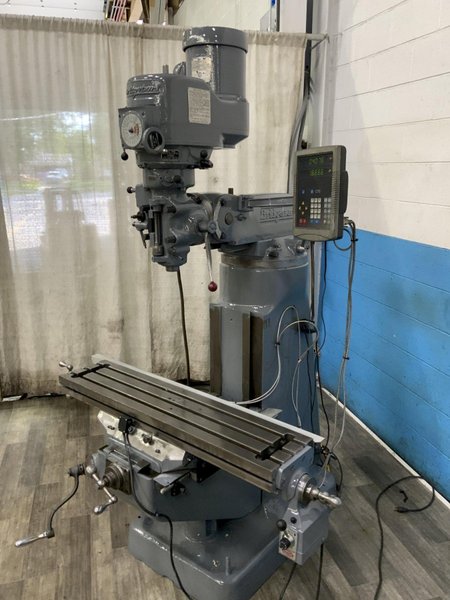 1-1/2 HP BRIDGEPORT RAM TYPE VERTICAL MILL:  STOCK #76551