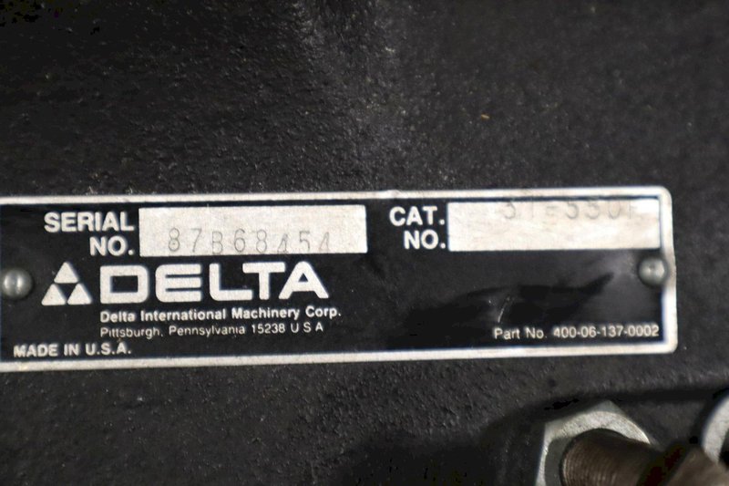 Delta 31-550F 6" Belt Sander with Steel Base- Auction Item