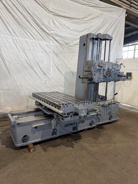 4&quot; GIDDINGS &amp; LEWIS 340-T HORIZONTAL BORING MILL. STOCK # 0668225