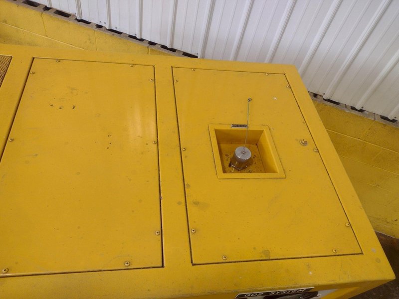 KAHN MODEL #310013 GAS REACTANT TEST CONSOLE BENCH &amp; CONTROL UNIT: STOCK #16723