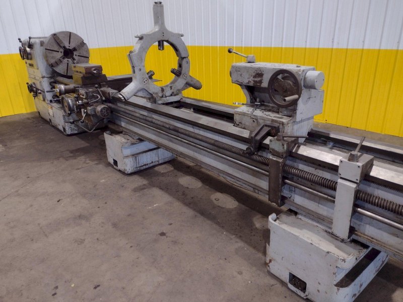 30" x 360" SUMMIT HEAVY DUTY ENGINE LATHE, 4.25" HOLE: STOCK #18761