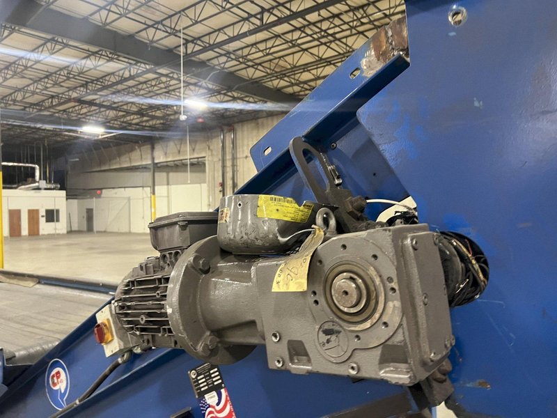 35’ X 60” CP MANUFACTURING MODEL #3495991 CONVEYOR SORTING SYSTEM, WITH DUMP BIN &amp; EXIT DISCHARGE: STOCK #19720