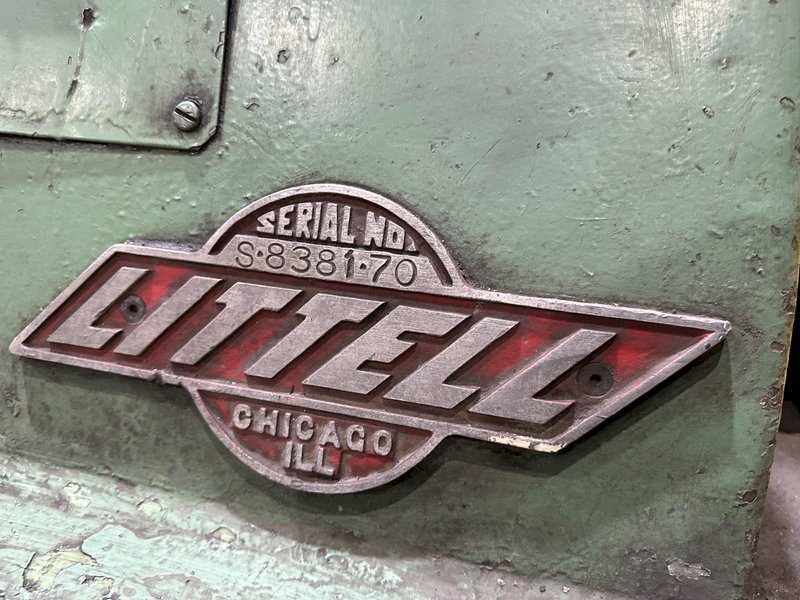 6000 LBS X 24&quot; WIDE LITTELL PULL OFF COIL REEL MODEL #60-24: STOCK #19803