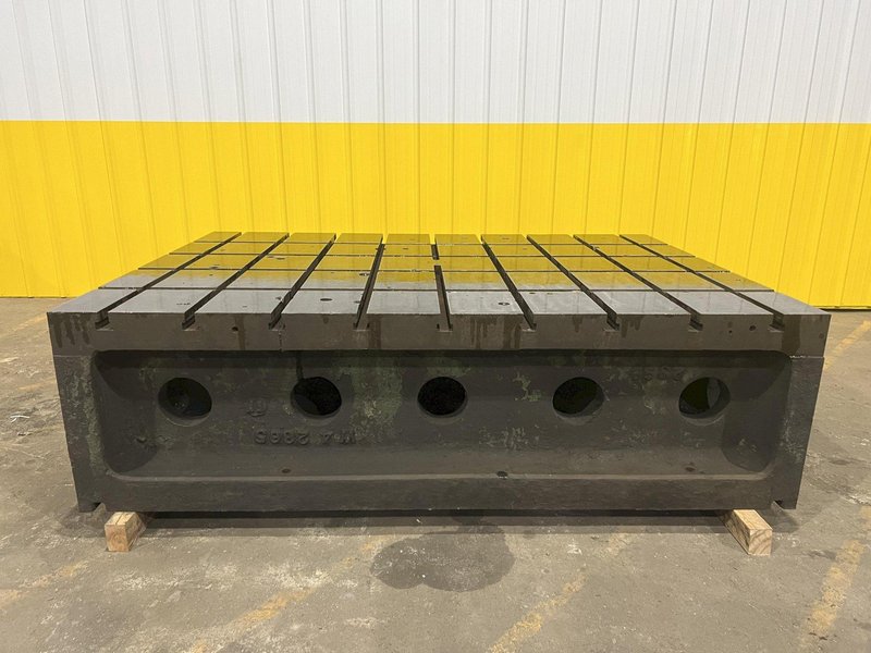 60&quot; X 84&quot; X 24&quot; T-SLOTTED LAYOUT RISER TABLE / FLOOR PLATE: STOCK #19729