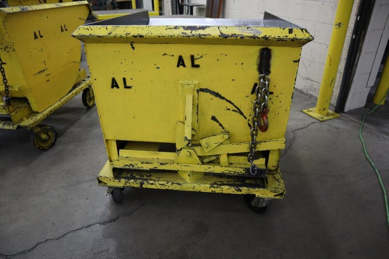 Scrap Hopper (Self Dumping) with Fork Slots- Auction Item