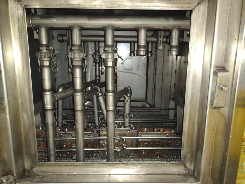 24" WIDE FPI SYSTEMS MODEL #CBW-24 STAINLESS STEEL CONVEYOR TYPER PASS-THROUGH PARTS WASHER: YOBRO #25173