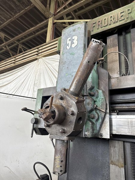 48" FRORIEP 4-JAW VERTICAL TURRET LATHE. STOCK # 0667925