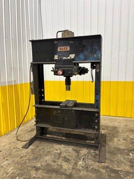 150 TON DAKE MODEL #5-150 H-FRAME HYDRAULIC PRESS: YOBRO #24689