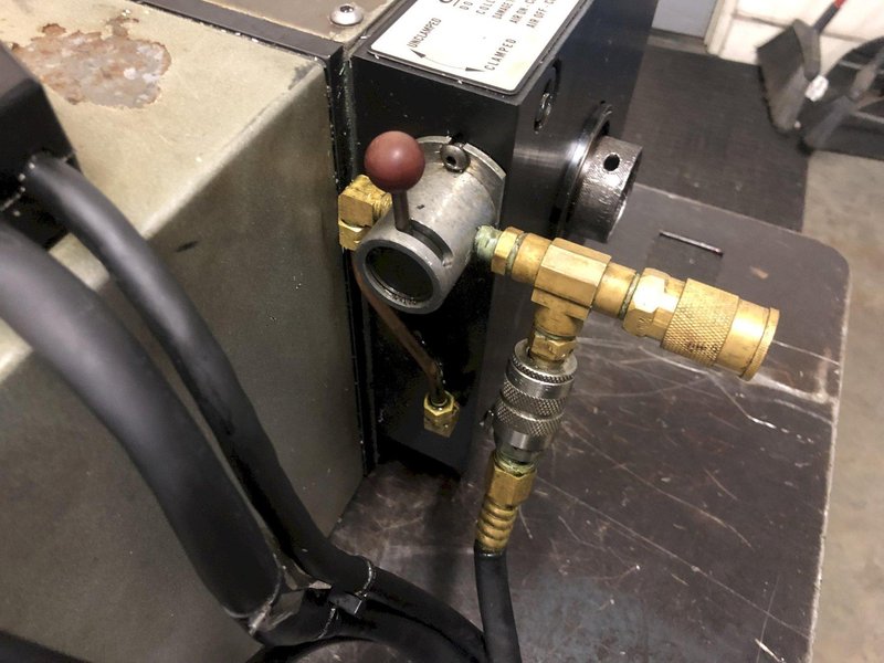 HAAS HRTA6 HRT210 4th-Axis Rotary Table with 5C Spindle Nose, Pneumatic 5C Collet Closure