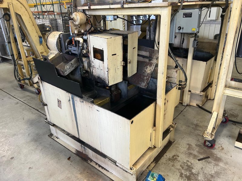 Nutap Model MAS-14V Twin Spindle High Speed Bent Shank Tapper