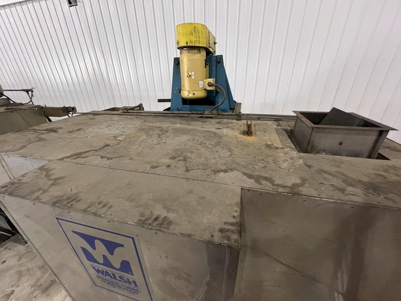 3 STAGE X 36&quot; X 18&quot; WALSH MODEL #AOE286 STEEL MESH-BELT PASS-THROUGH STAINLESS WASHER: STOCK #20166