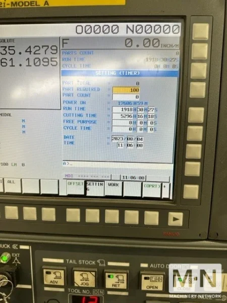 Hyundai Wia L800LA CNC Turning Center, 2011 - Less Than 5200 Hours!