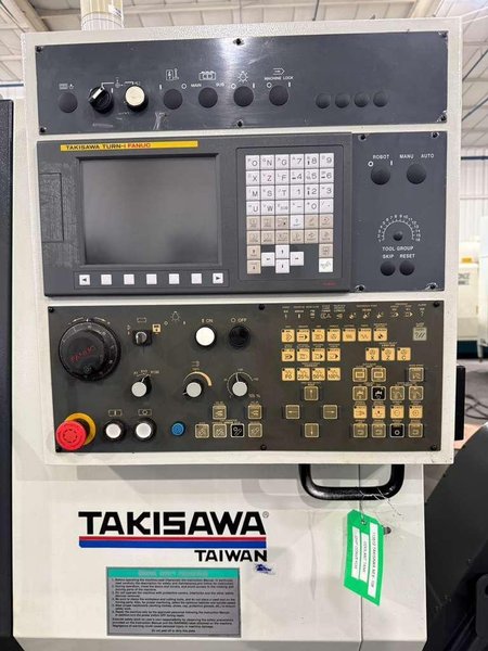 Takisawa NEX-108 CNC Turning Center – 8″ Chuck, Tool Presetter, Tailstock Lathe