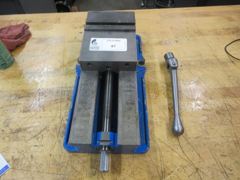 Kurt D688 6&quot; Machine Vise with Handle and Hard Jaws- Auction Item
