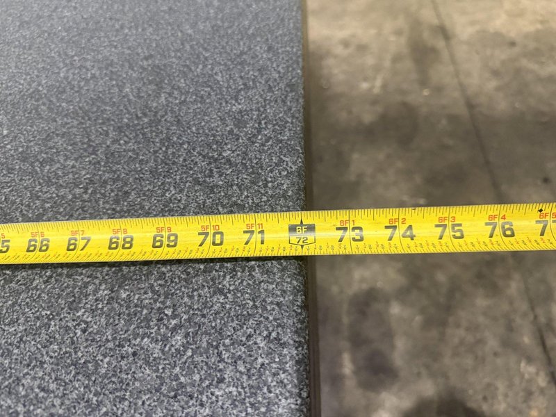 72" X 48" FEDERAL GRANITE TABLE: YOBRO #25304