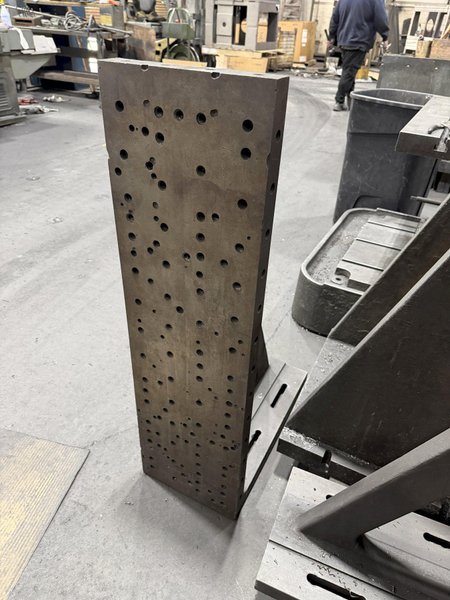 12" WIDE X 42" TALL X 24" DEEP DRILLED &amp; TAPPED ANGLE PLATE SET. STOCK # 0222626