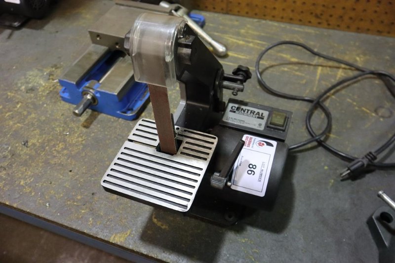 Central 1&quot; Belt Sander, Bench Model, Single Phase- Auction Item
