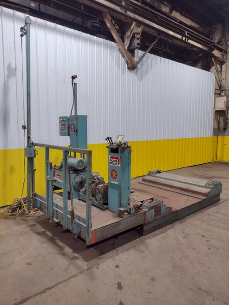 STAR ENGINEERING MODEL #S-3-7 HYDRAULIC POWERED RAIL TRANSFER CART WITH WINCH: STOCK #18491