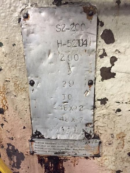 200 TON BLISS MODEL S2-200 SSSC PRESS: STOCK #66410